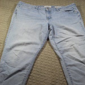 Jessica Simpson Size 33x24 Forever Rolled Skinny Light Blue Jeans